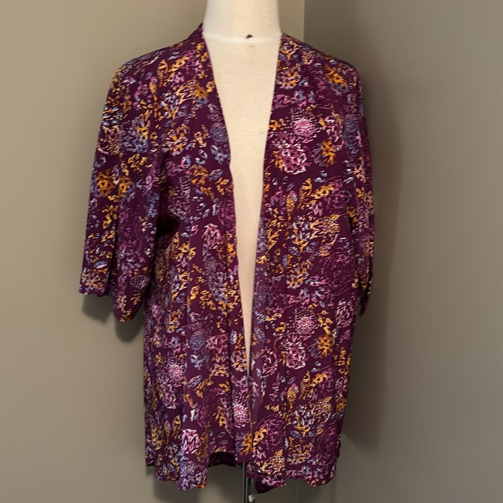 LuLaRoe Open Front Blouse/Cardigan Size Small